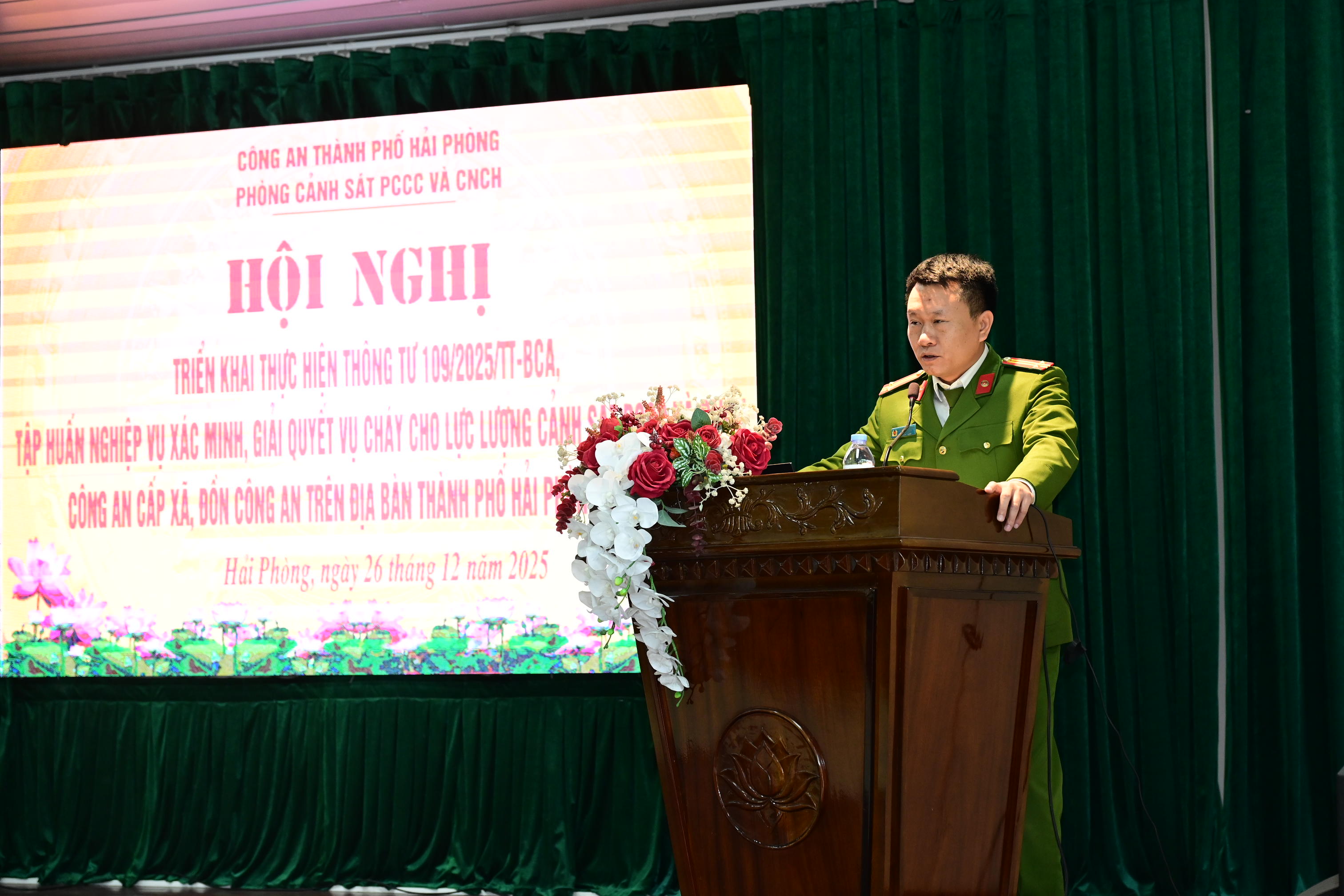 Lực lượng Cảnh sát PCCC và CNCH triển khai thực hiện Thông tư 109 và tập huấn nghiệp vụ xác minh, giải quyết vụ cháy